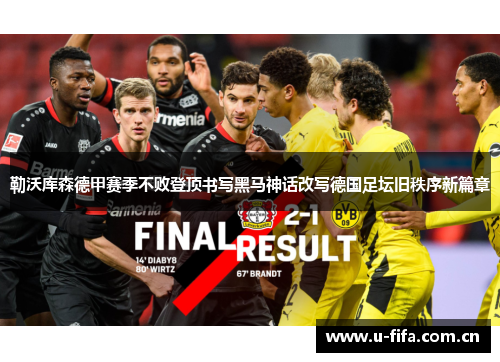 勒沃库森德甲赛季不败登顶书写黑马神话改写德国足坛旧秩序新篇章 勒沃库森德甲赛季不败登顶书写黑马神话改写德国足坛旧秩序新篇章